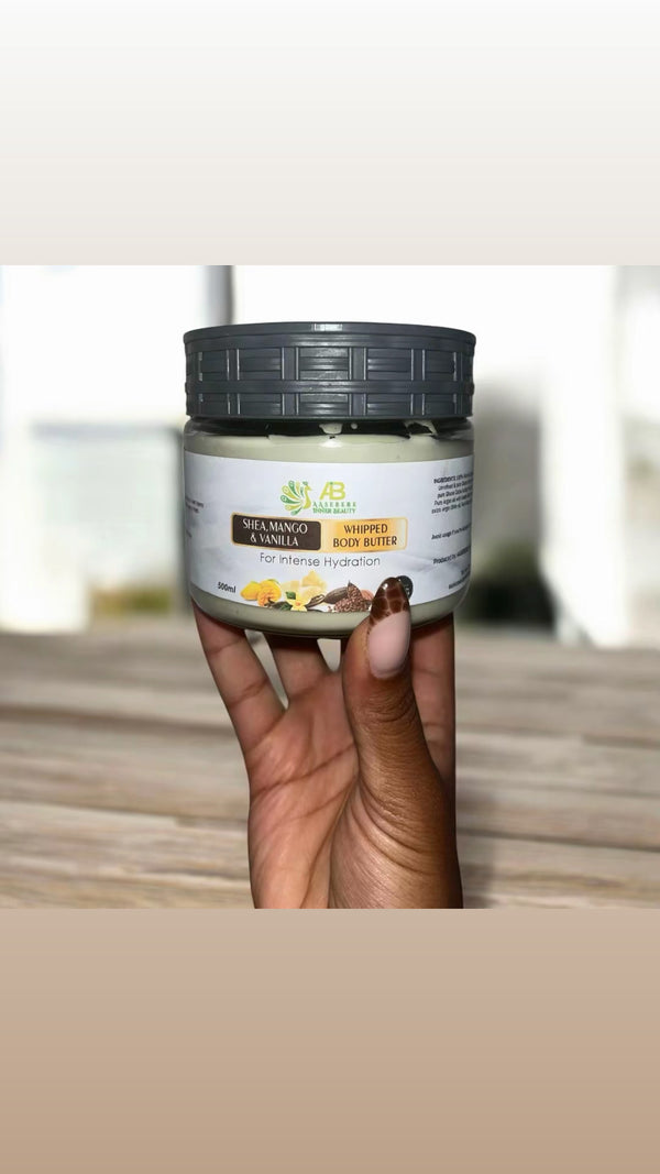 Shea, Mango, and Vanilla Whipped Body Butter