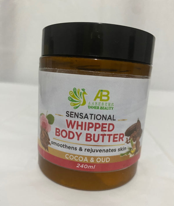 Sensational Skin Rejuvenating Cocoa & AAsaberɛ Inner Beauty Oud Whipped Body Butter